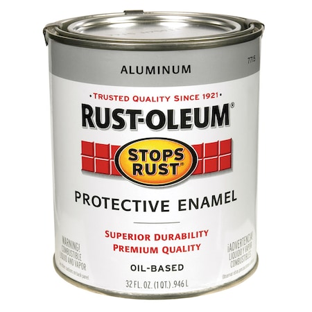 Rust-Oleum Paint Qt Aluminum Rusto 7715-502